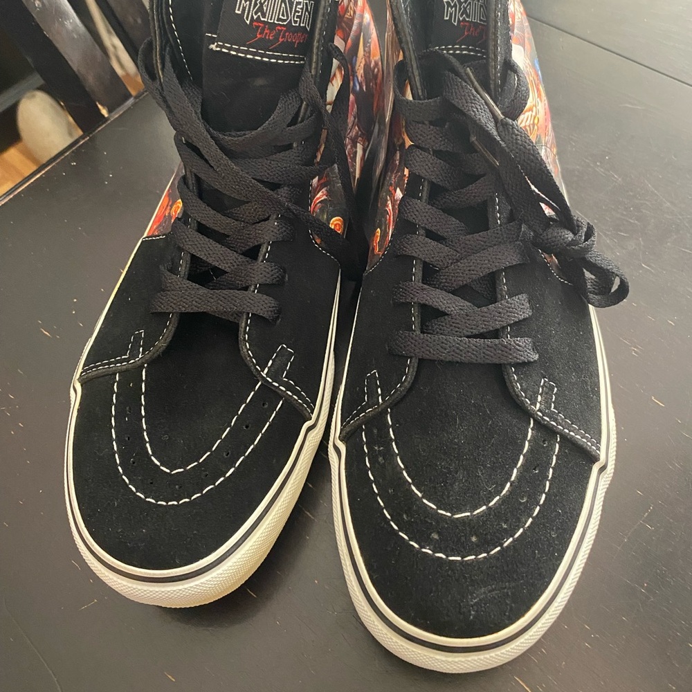 Vans iron maiden vintage shoes from 2008 release never worn display shoes only